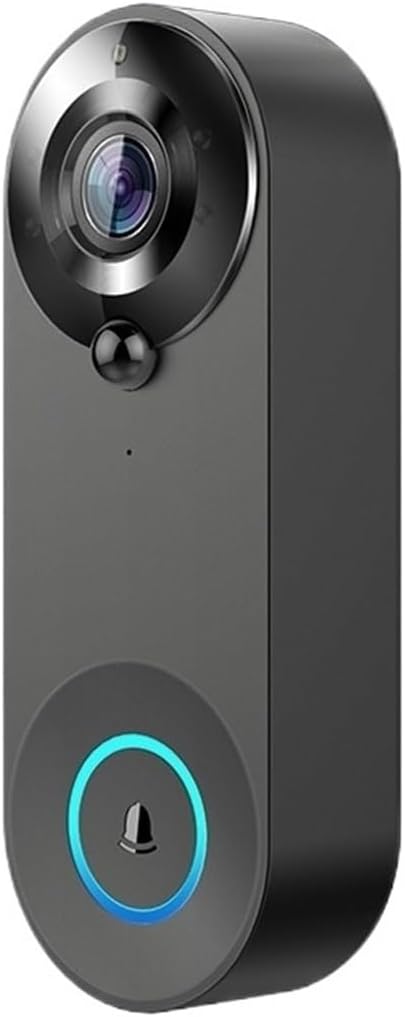 OPTEPYOE timbre con vídeo HD - Comunicación de voz bidireccional para acceso exterior - Sensor PIR de presencia - Bluetooth con cable de carga