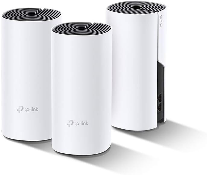 Sistema PLC Mesh TP Link Deco P9 - paquete de 3 unidades WiFi AC1200 y Powerline AV1000 - cobertura de hasta 560 metros cuadrados - 2 puertos Gigabit por unidad