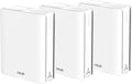 Sistema WiFi Mesh ASUS ZenWiFi BQ16 - paquete de 3 unidades WiFi 7 BE25000 cuatribanda - canales de 320 MHz y 4096 QAM - puertos 10G AiMesh y seguridad de red