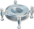 Soporte de altavoz metálico de escritorio - Capacidad de carga de 6 kg - Elevación de 8 cm para mejorar la colocación - Reducción de resonancias para hogar oficina y KTV