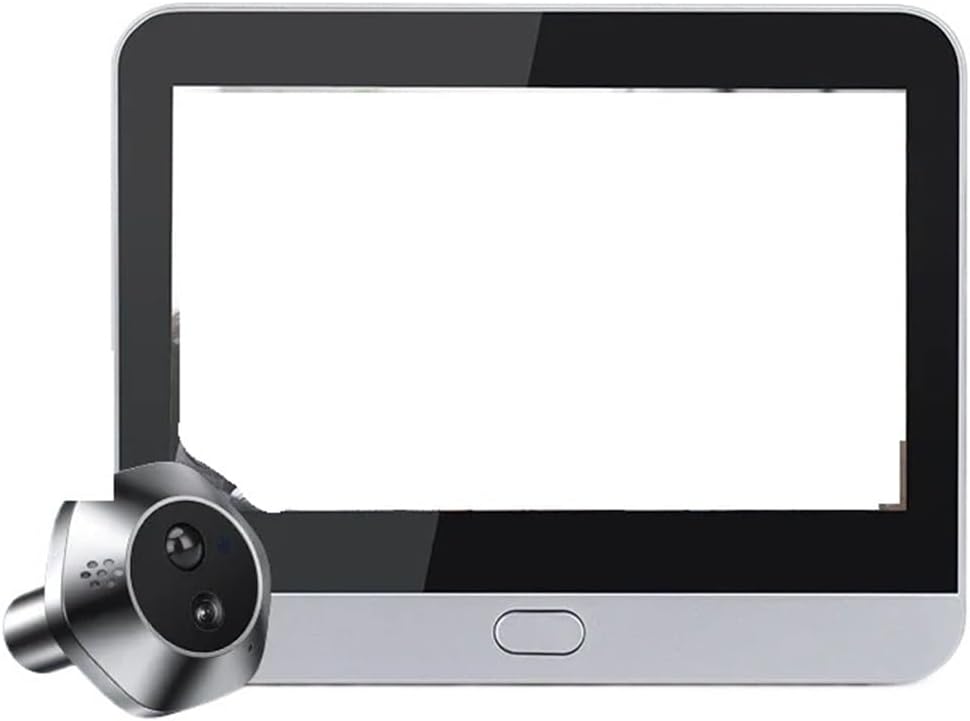 Timbre de voz OPTEPYOE - pantalla de 4,3 pulgadas en formato mini - comunicación bidireccional para la entrada - variante europea con tarjeta TF de 64 GB