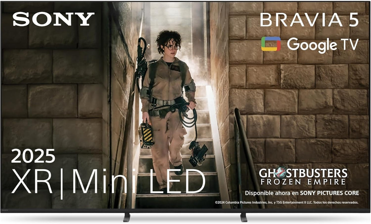 Sony BRAVIA 5 Mini LED Smart TV 55 Pulgadas 4K - Procesador XR con IA Dolby Vision Atmos IMAX Enhanced Google TV AirPlay 2