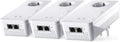 devolo Mesh WiFi 2 kit multihabitación - Sistema AC 1200 con tres adaptadores blancos - Red Mesh para streaming doméstico - Conectividad Ethernet para ordenadores