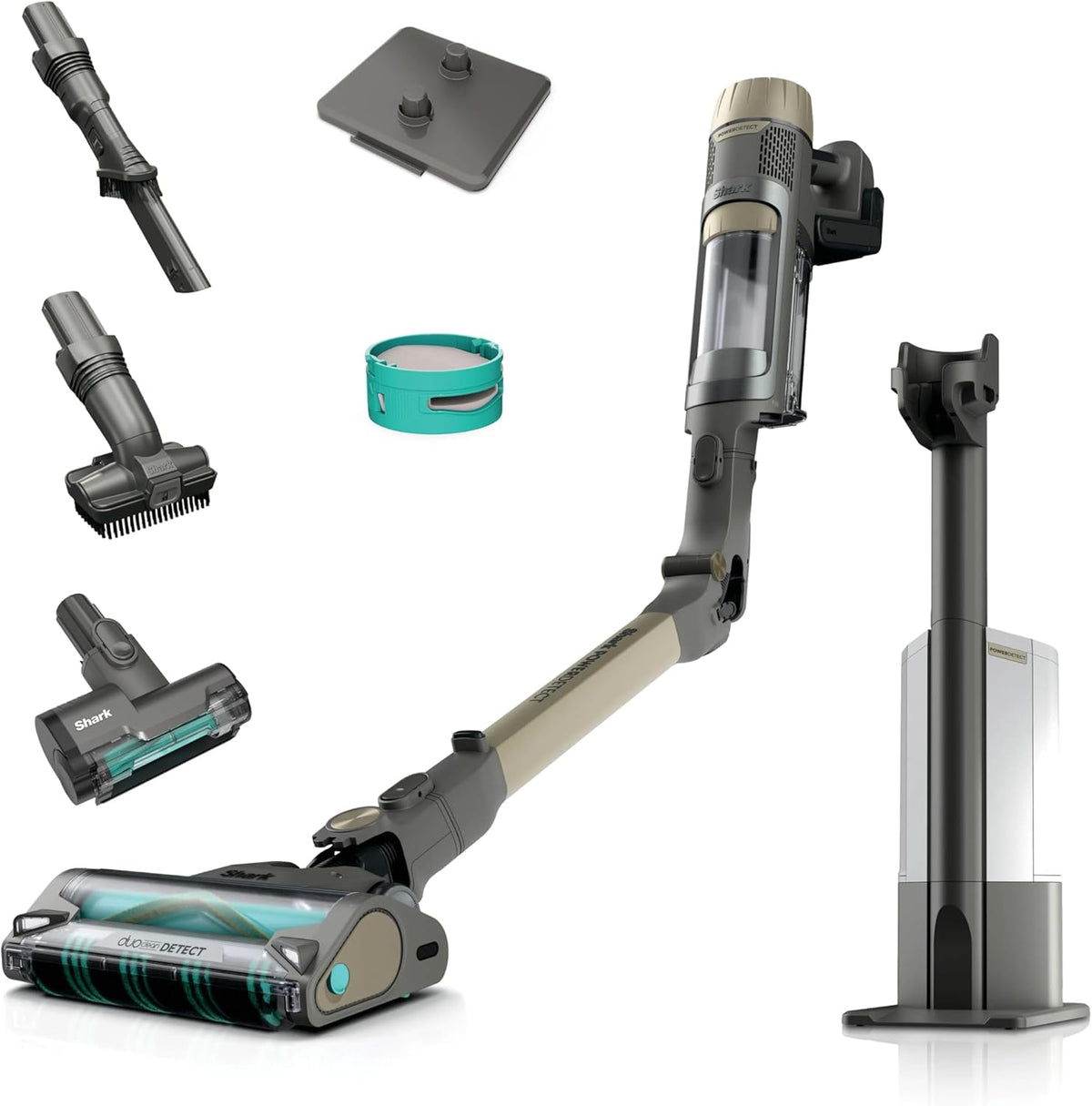Aspiradora Shark PowerDetect Clean Empty IP3253EUT - base de vaciado automático - DuoClean Detect y Reverse Clean - Anti Hair Wrap Plus y control de olores