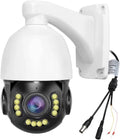 Cámara PTZ híbrida AHD de 5 MP - zoom de 30 aumentos - vigilancia diurna y nocturna a todo color - compatibilidad digital analógica y CCTV