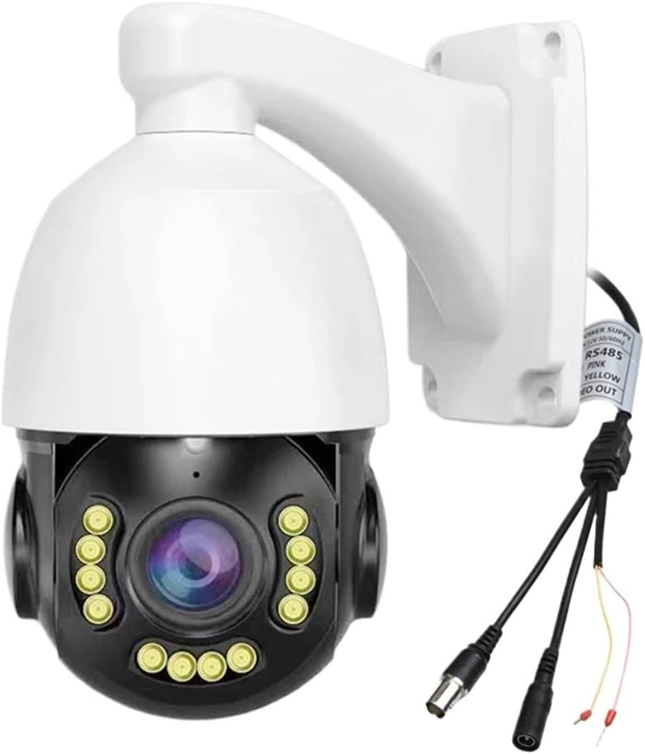 Cámara PTZ híbrida AHD de 5 MP - zoom de 30 aumentos - vigilancia diurna y nocturna a todo color - compatibilidad digital analógica y CCTV