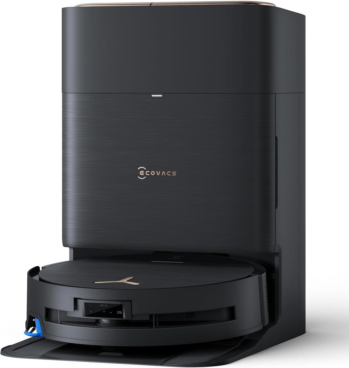 ECOVACS DEEBOT X9 Pro Omni Robot Aspirador y Fregasuelos Negro - Succión 16600Pa - OZMO Roller ZeroTangle 3.0 TruEdge 2.0 y Autolavado
