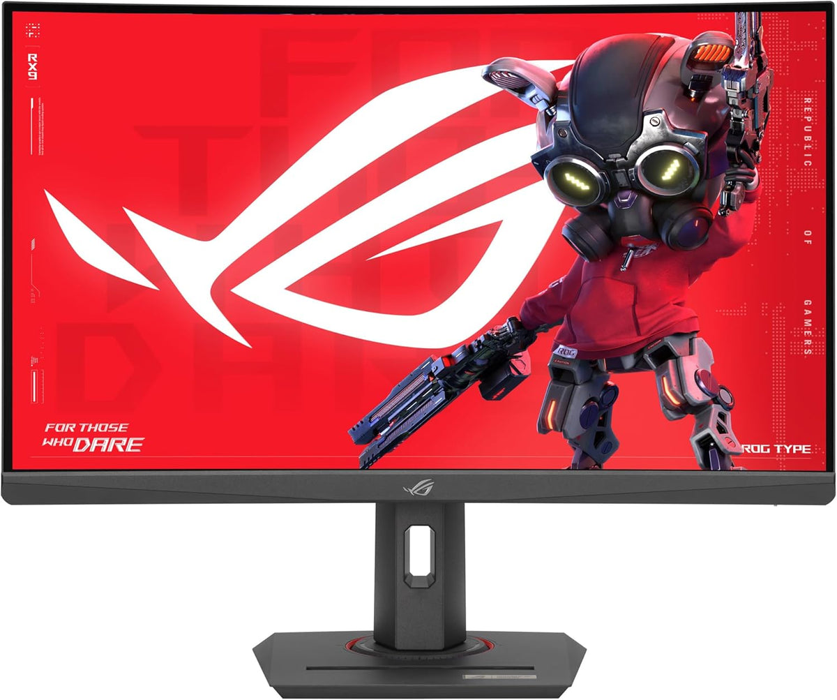 Monitor gaming curvo ASUS ROG Strix XG27WCS de 27 pulgadas - resolución QHD 2560 x 1440 - 180 Hz y respuesta de 1 ms - USB C ELMB Sync FreeSync y HDR