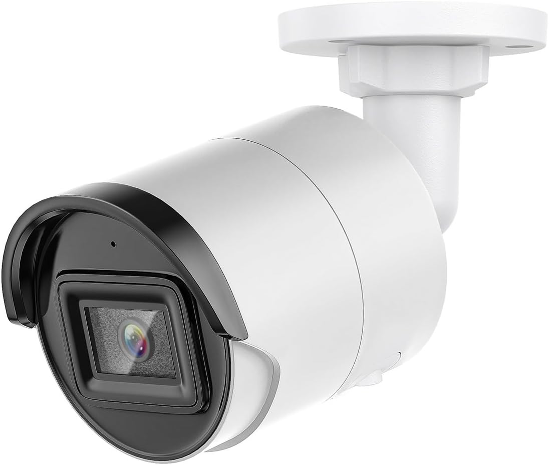 Cámara IP HIK AcuSense de 8 MP - vídeo 4K con conexión PoE - detección de personas y vehículos con compresión H265 - carcasa IP67 para interior y exterior