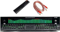 EQ8000 Ecualizador gráfico estéreo de 31 bandas - Ajuste dual independiente de 10 bandas - Reducción de ruido para control de sonido - Equipo para casa DJ club y estudio