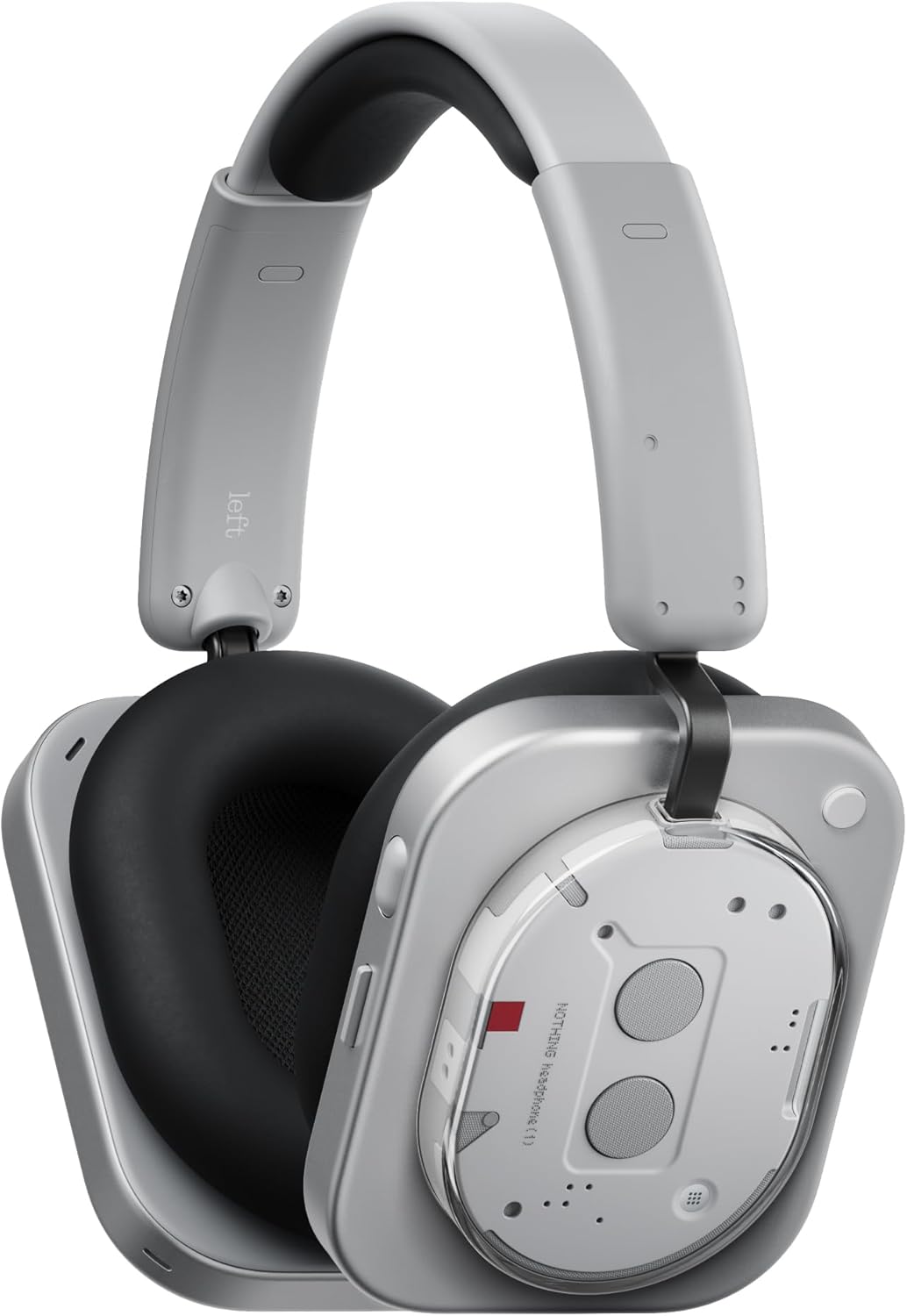 Nothing Headphone 1 - Auriculares inalámbricos de diadema blancos - Cancelación activa y audio espacial Hi Res - Hasta 80 horas y resistencia al agua