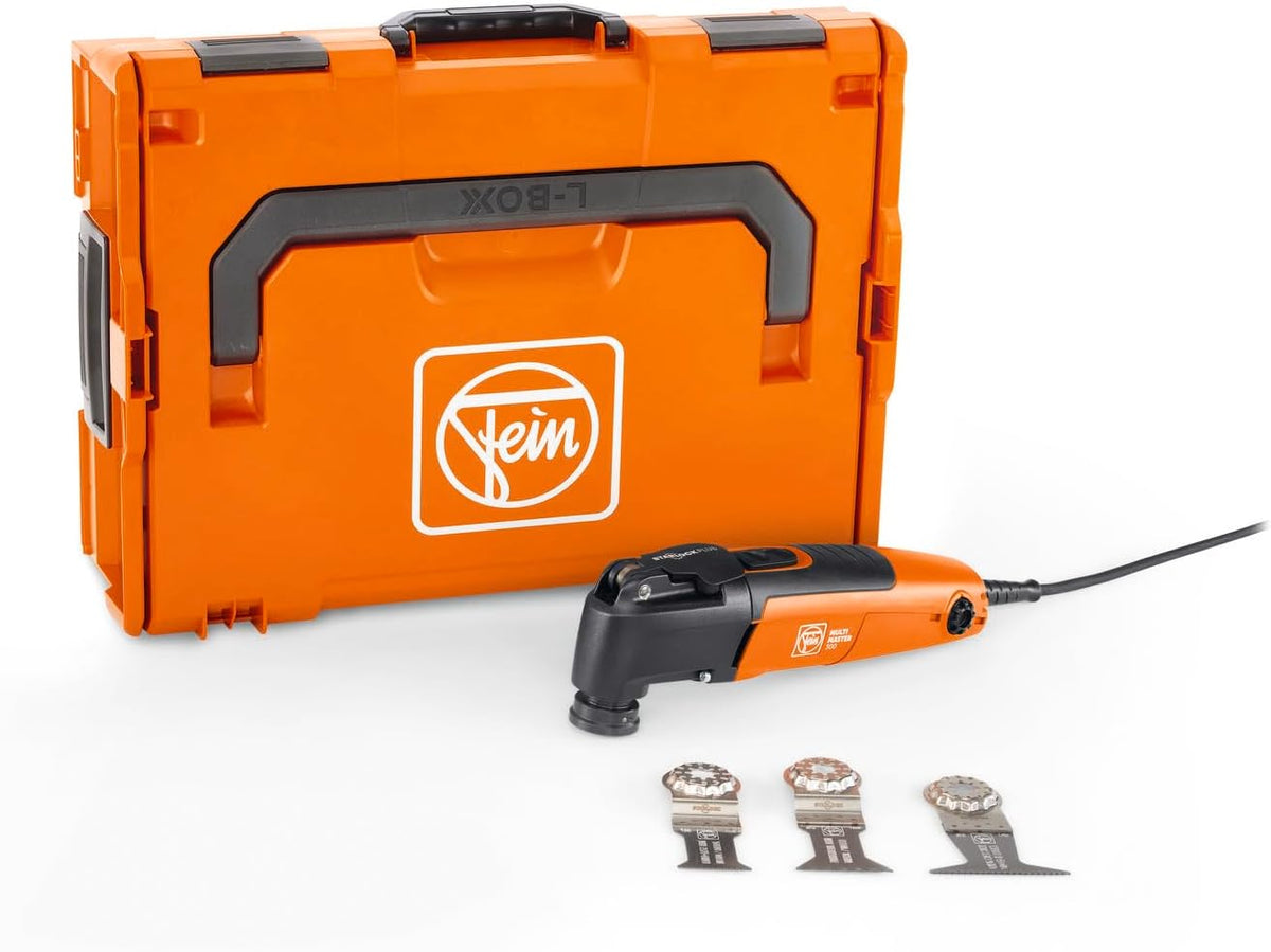 FEIN Multimaster MM 300 Plus Start multitool 250 W - Para madera metal yeso y plástico - StarlockPlus con cambio QuickIN - Herramienta con cable 230 V