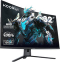 KOORUI monitor gaming curvo - Pantalla QHD de 31.5 pulgadas y 170 Hz - Curvatura 1500R y respuesta de 1 ms - HDR10 Adaptive Sync y montaje VESA