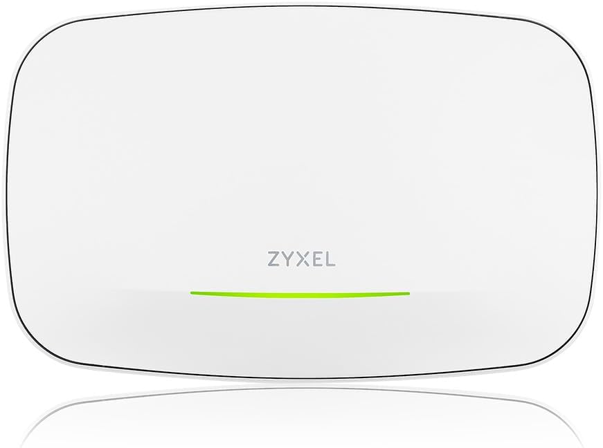 Zyxel NWA130BE punto de acceso WiFi 7 - BE11000 tribanda con dos puertos Ethernet 2.5G - Alimentación PoE y red Mesh empresarial - Gestión en nube app o modo autónomo
