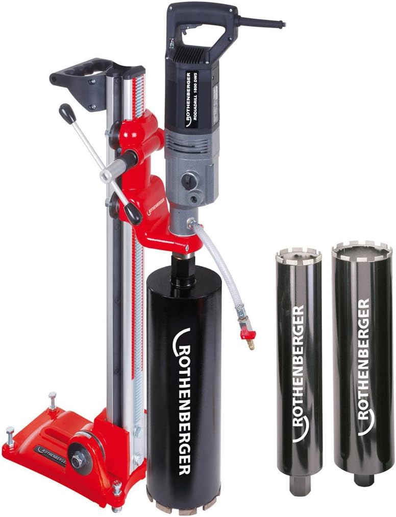 Rothenberger Rodiacut 170 Pro Set - Sistema profesional de perforación - Recipiente de agua a presión de 10 L - Equipo modelo 2.19083 para trabajos de perforación