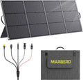 MARBERO panel solar plegable de 200 W - Eficiencia superior al 23 por ciento e impermeabilidad IP68 - Salida de 18 V CC - Para estaciones de energía y dispositivos CC