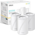 Sistema WiFi Mesh TP Link Deco BE65 - paquete de 3 unidades WiFi 7 BE9300 - tribanda con 6 GHz y 6 flujos - 4 puertos de 2,5 G y USB 3.0