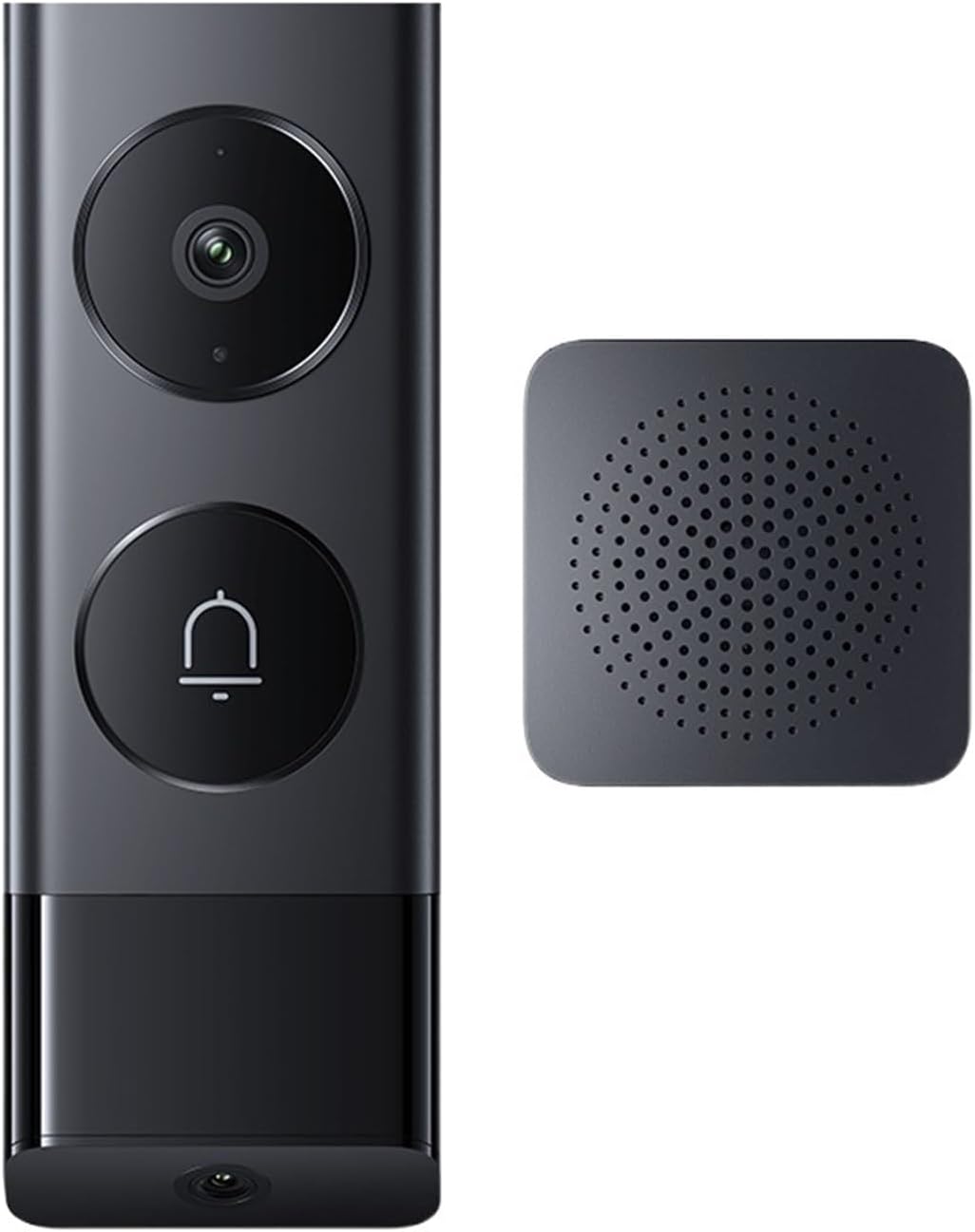 OPTEPYOE 4 Pro receptor de videoportero - Cámara HD de 5 MP con visión nocturna - Gran angular de 150 grados - Enchufe europeo y cable de carga