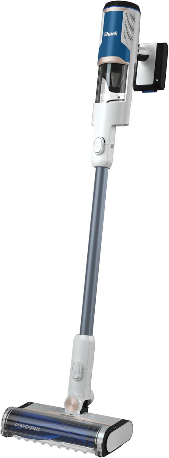 Shark aspiradora sin cable - Autonomía de 40 minutos y motor de 181 W - FloorDetect con Anti Hair Wrap y PowerFins - Pantalla LED y modo de mano