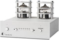 Pro-Ject Tube Box S2 Preamplificador de fono - Equipo High End para tocadiscos y sistemas HiFi - Funcionamiento sin batería y formato compacto - Plateado con peso de 408 g