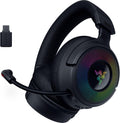 Razer Kraken V4 auriculares gaming inalámbricos - Transductores TriForce de 40 mm - Audio espacial THX y ajuste de mezcla - Tres modos de conexión y RGB de nueve zonas