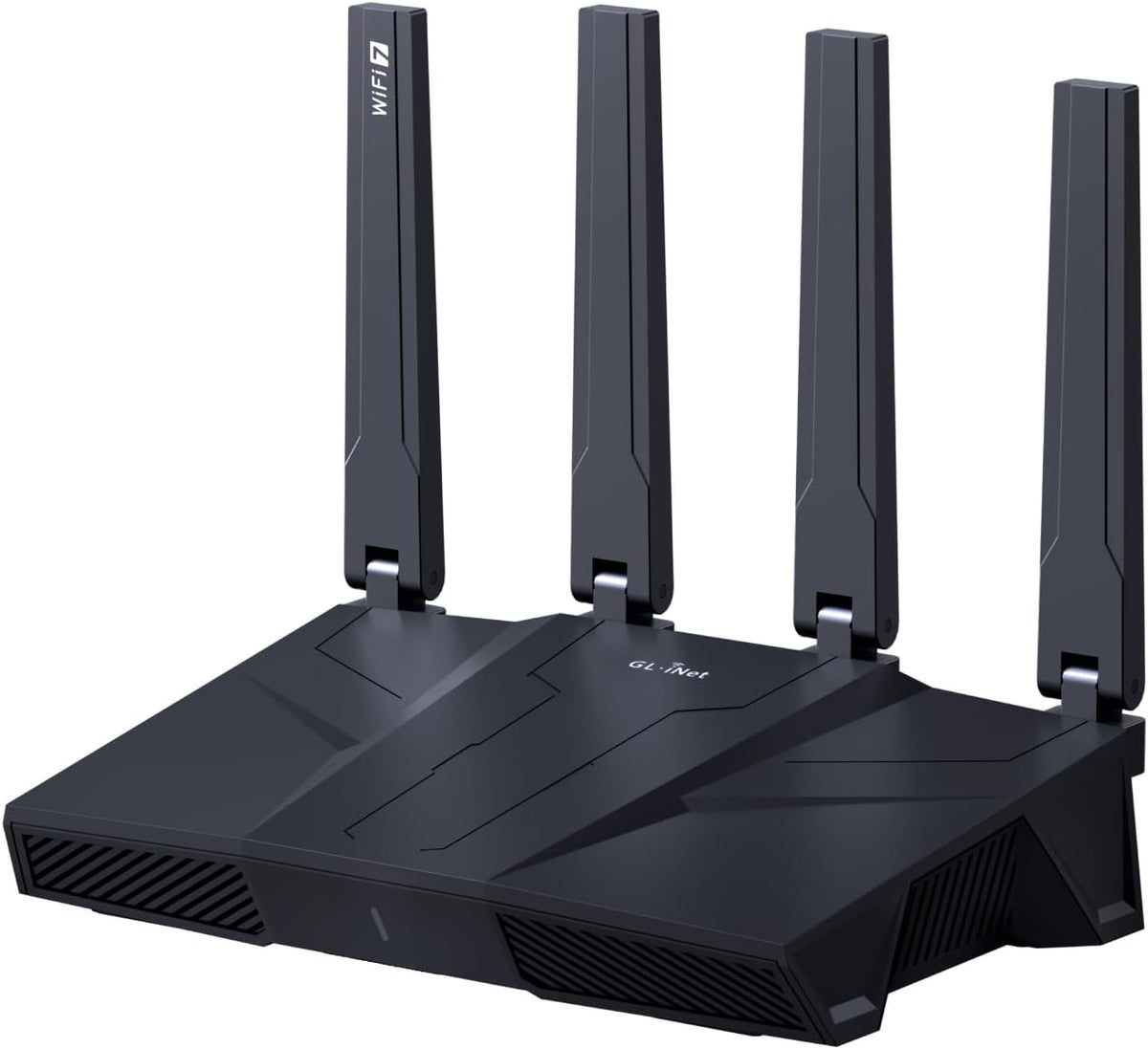 GL.iNet Flint 3 GL BE9300 router WiFi 7 - Sistema tribanda para hogar negocios y videojuegos - Cinco puertos 2.5G Multi Gig - Tecnología MLO y acceso remoto