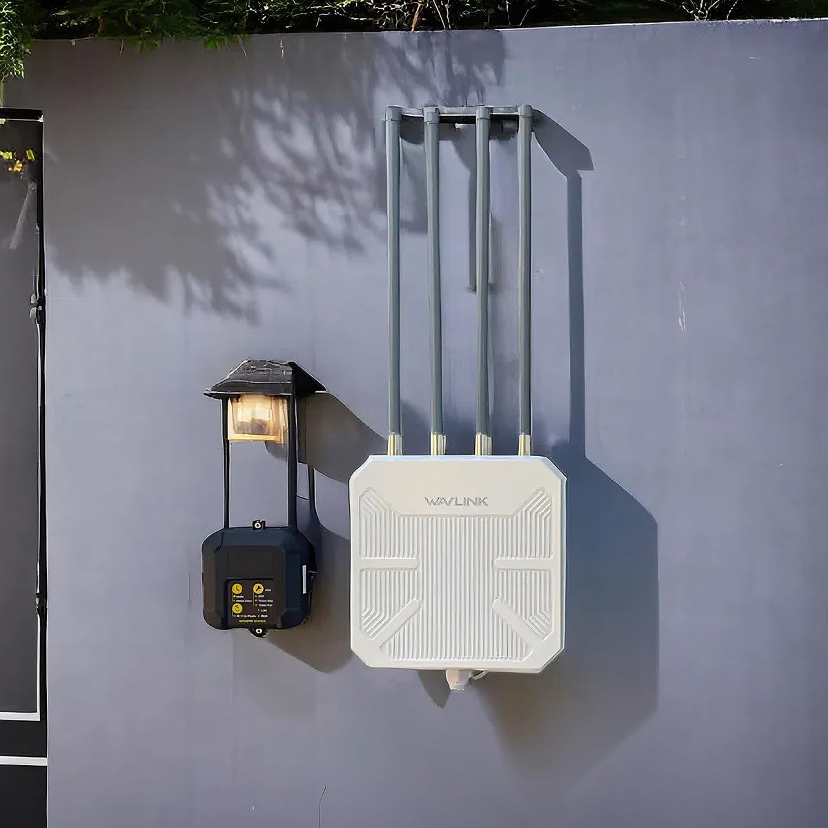 Repetidor WiFi exterior WAVLINK AX3000 - WiFi 6 doble banda hasta 3000 Mbps - cobertura de hasta 300 metros con Mesh - alimentación PoE y kit de instalación