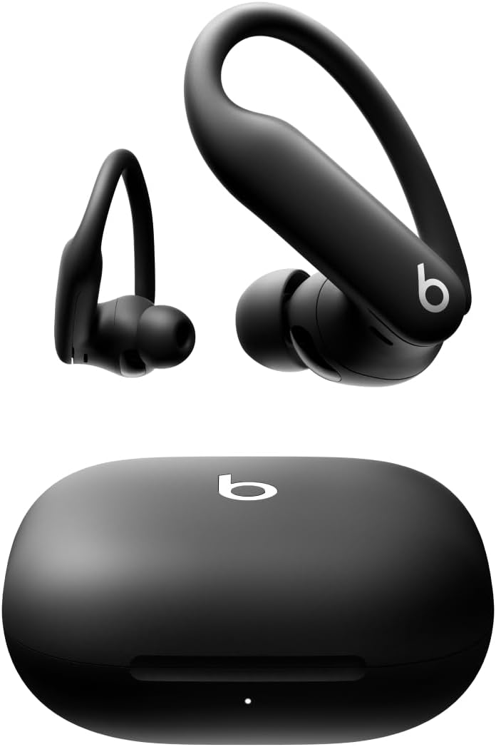 Beats Powerbeats Pro 2 - Auriculares deportivos inalámbricos negros - Cancelación activa de ruido y resistencia IPX4 - Hasta 45 horas con estuche de carga