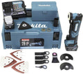 Makita TM30DSMJX5 - Multiherramienta inalámbrica 10,8 V - 2 baterías 4,0 Ah y velocidad variable - Makpac con 41 accesorios para corte lijado y pulido