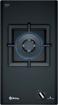Balay 3ETG631HB placa de gas modular - Quemador de doble llama con nueve niveles - Cristal vitrocerámico negro de 30 cm - Seguridad y temperatura regulable