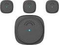 OPTEPYOE timbre inalámbrico en forma de U - Juego de cuatro accesorios con alcance de 150 m - Ocho melodías y tres niveles de volumen - Compatible con timbres de CA