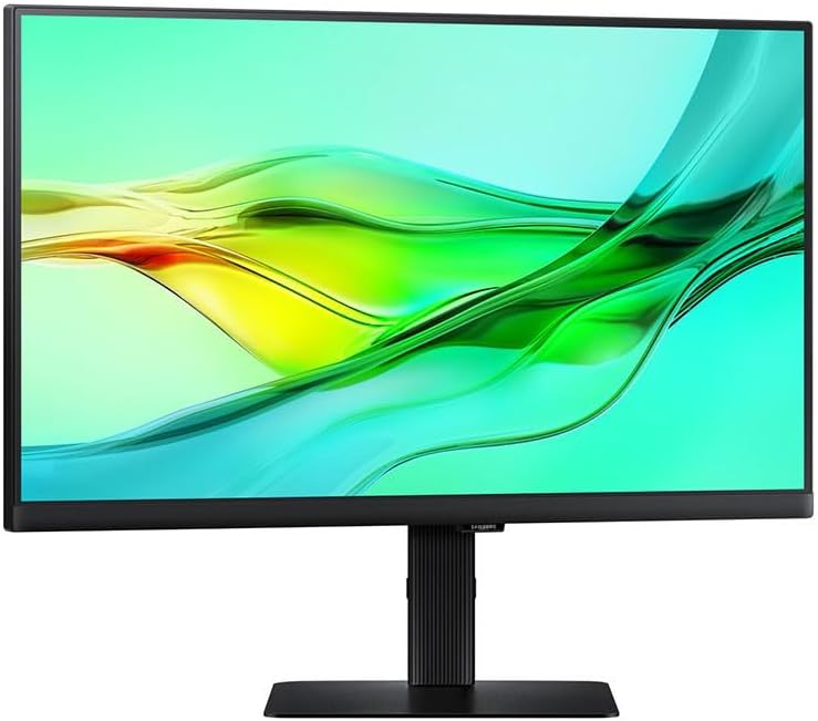 Samsung S60UD monitor profesional - Pantalla IPS QHD de 24 pulgadas y 100 Hz - USB C de 90 W con función KVM - HDR10 y soporte ajustable en altura