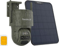 Reolink TrackMix LTE Trail cámara solar 4G - Doble lente 4K y zoom híbrido 6X - Seguimiento automático con visión nocturna IR - Protección IP65 y montaje en árbol