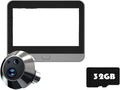 OPTEPYOE videoportero doméstico - Cámara FHD de 3 MP con sensor de movimiento - Pantalla de 4.3 pulgadas - Tarjeta de 32 GB y conexión Bluetooth
